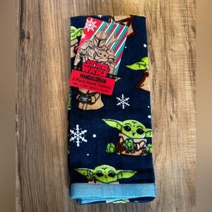 2 Pack Star Wars Mandalorian Hand Towels